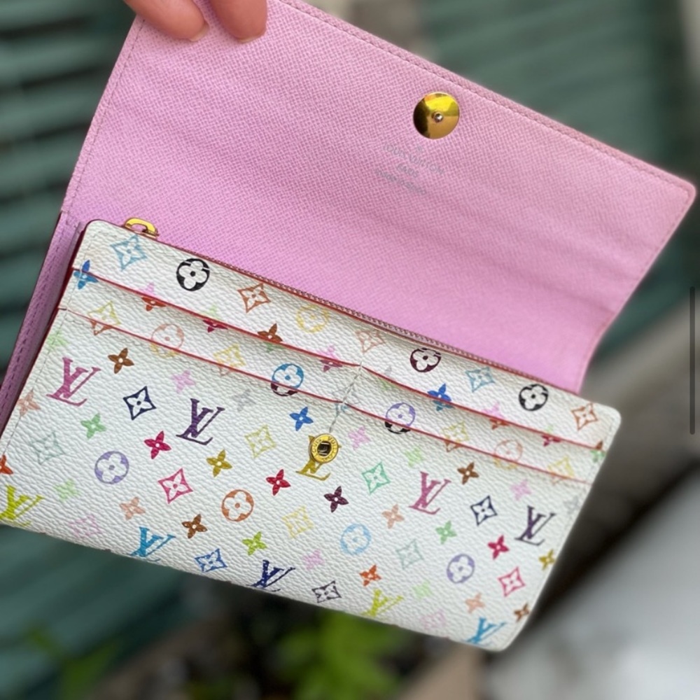 Louis Vuitton Sarah multicolor Wallet - Picture 9 of 15